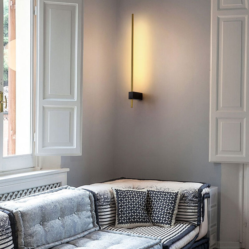 aplique led kora dorado