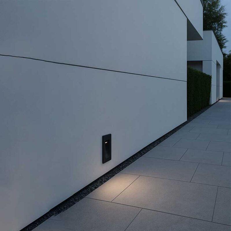 embutido led muro lily