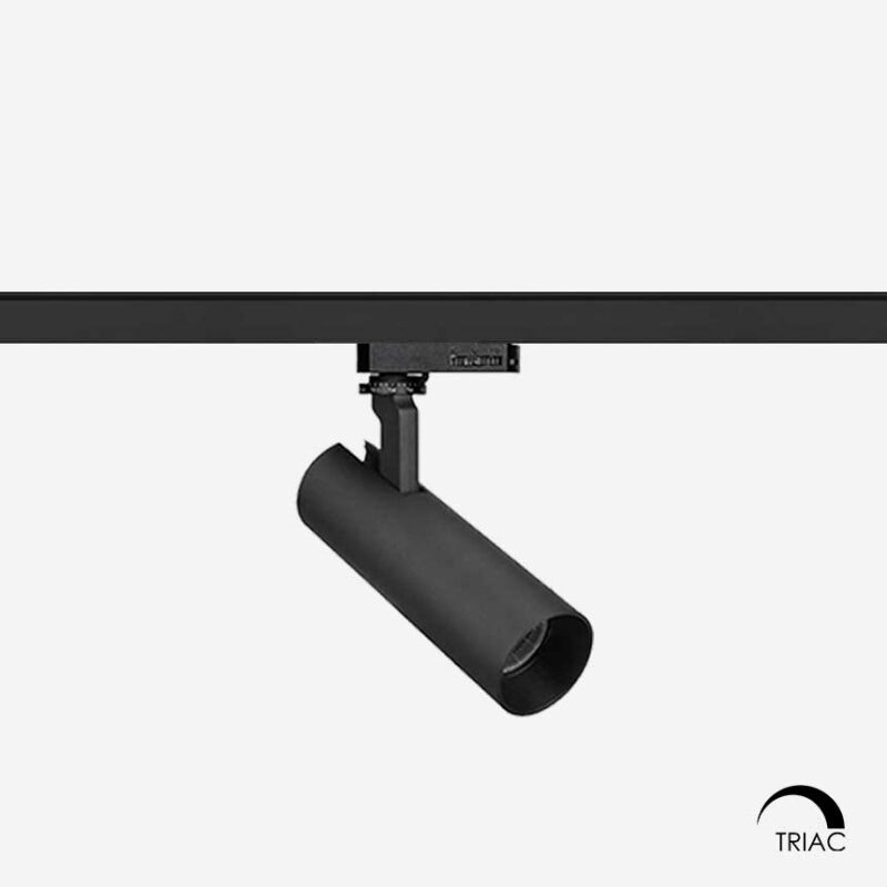 Proyector riel LED MAT 30W negro